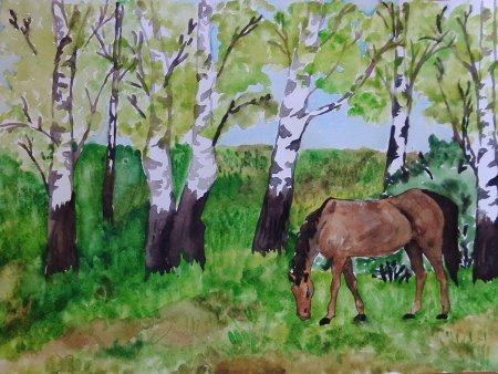 Рисунок на тему мой край