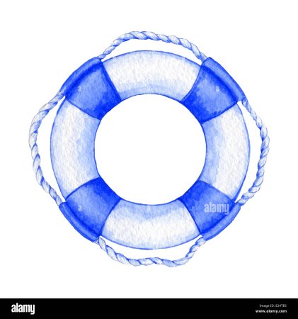 Спасательный круг вектор