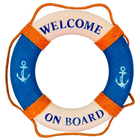 Спасательный круг на белом фоне