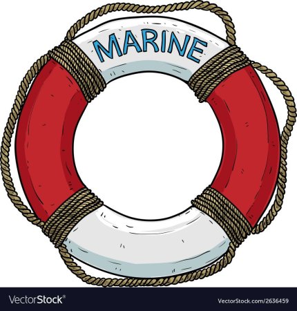 Спасательный круг мультяшный