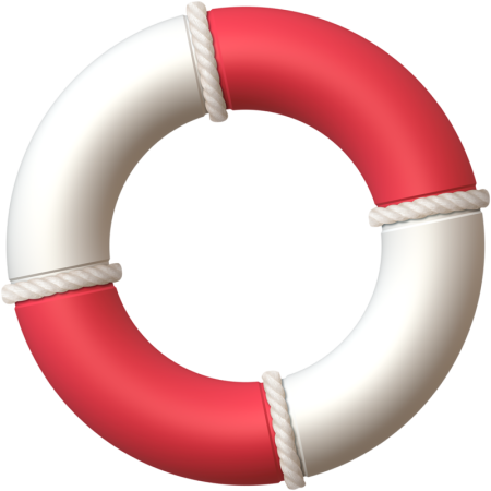 Спасательный круг мультяшный