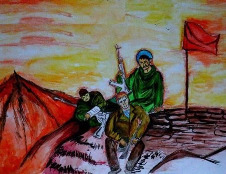 Афганская война рисунки