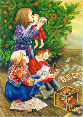 Новогодние истории иллюстрации