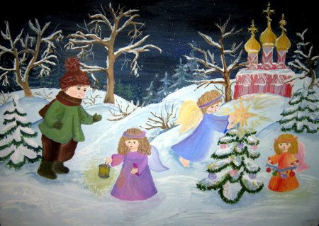 Новогодний плакат