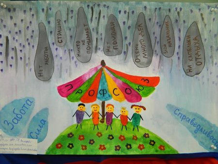 Профсоюз глазами детей