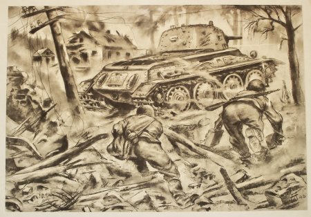 Война рисунок карандашом