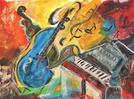 Музыкальные инструменты арт