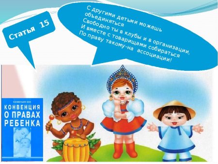 Права ребёнка по конвенции о правах ребенка