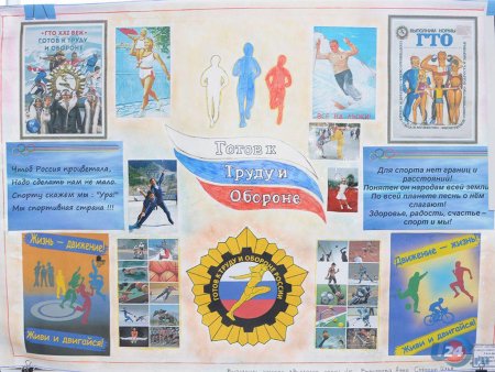 Плакаты по ГТО для школы