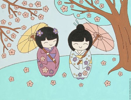 Японец рисунок