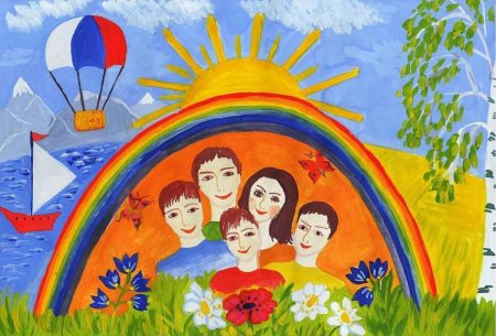 Рисунок на тему моя Родина