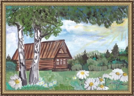 Рисование на тему Родина
