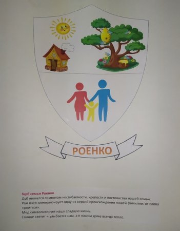 Семейный герб для детского