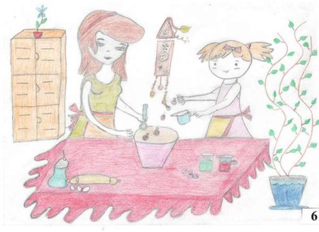 Рисунок на тему хобби мамы