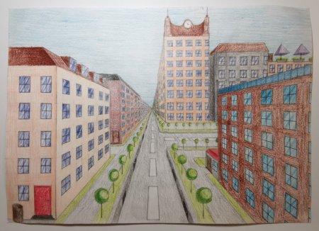 Перспектива в рисовании для детей