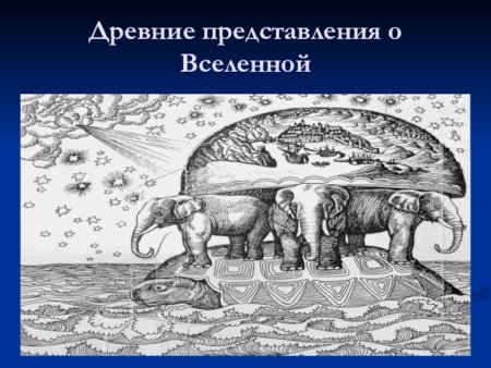 Представление древних народов о Вселенной