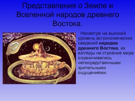 Представление о земле в древней Руси