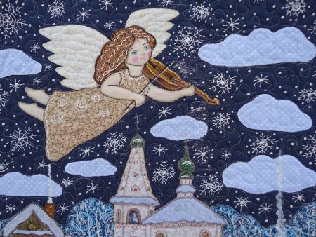 Рождественский ангел рисунок