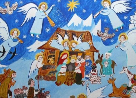 Рождество рисунок