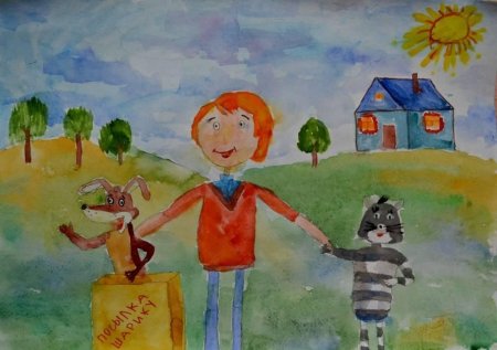 Простоквашино детские рисунки