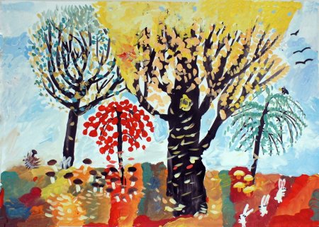 Осень для детей художественный