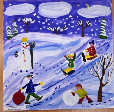 Рисунок на тему Зимушка зима