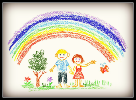 Логотип в виде радуги