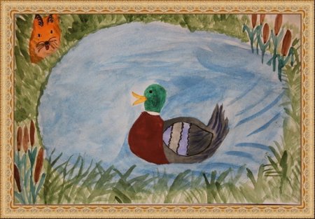 Рисование серая шейка