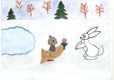 Серая шейка приемыш