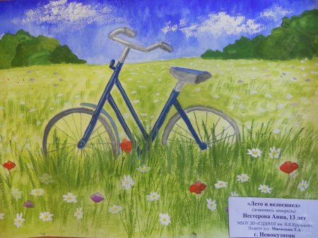 Велосипед рисунок