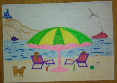 Рисование воспоминание о лете