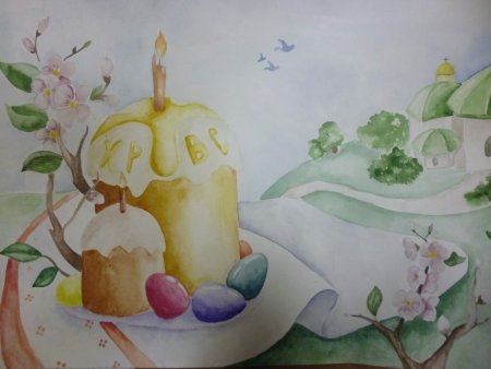 Пасхальные композиции для рисования