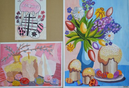 Декоративный Пасхальный натюрморт