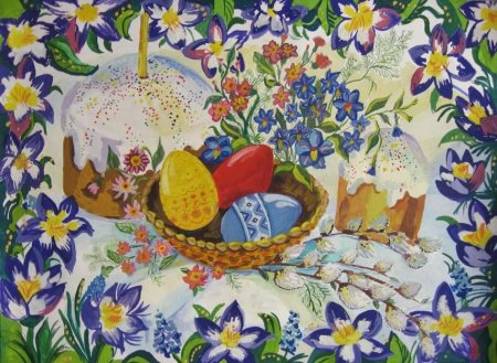 Рисунок на Пасху