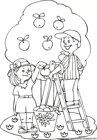 Раскраска. Лето