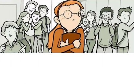 Буллинг в школе иллюстрация