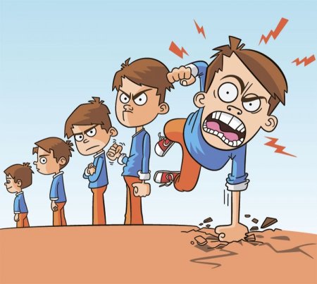 Агрессия иллюстрация