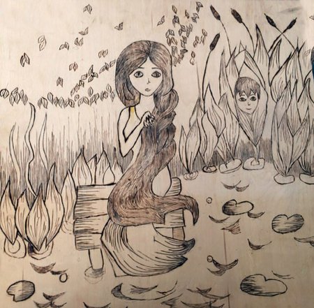 Иллюстрация к сказке Габдуллы Тукая Су анасы