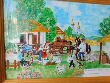 Детские рисунки на казачью тему