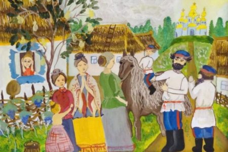 Рисование на тему казачества