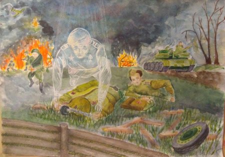 Дети войны рисунки