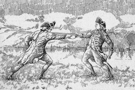 Иллюстрации к повести Капитанская дочка дуэль