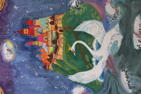 Иллюстрации по сказкам Пушкина о царе Салтане