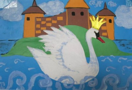 Рисунок корабля из сказки о царе Салтане