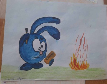 Дети и спички безопасность