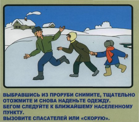 Опасность на льду