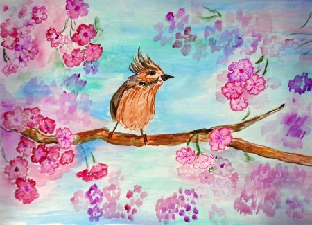 Весенние рисунки