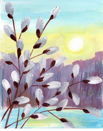 Весенние рисунки