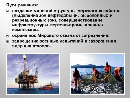 Экологическая проблема загрязнение мирового океана пути решения