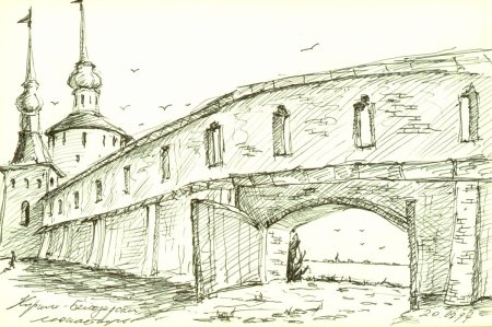 Исторический пейзаж легко